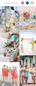 coral-teal-and-peach-wedding-color-combination-ideasl