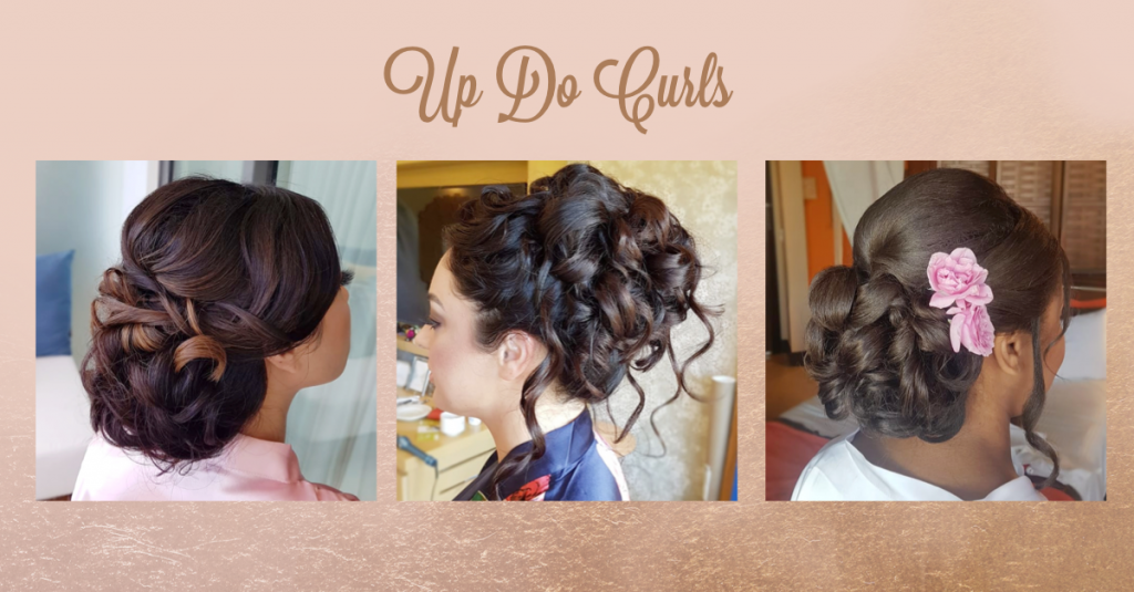 Up Do Bridal Curls by Doranna Hairstylist in Playa del Carmen, Mexico