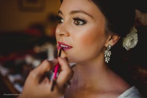 Glam bridal makeup look by Doranna Wedding Hairstylist & Bridal Makeup Artist at Fairmont Mayakoba Mexico